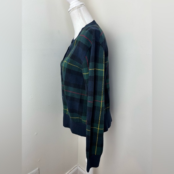Polo Ralph Lauren Tartan Plaid Wool Cardigan Size XL - Picture 4 of 9